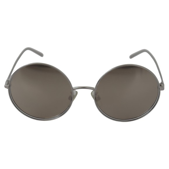Dolce & Gabbana Accessories - Dolce & Gabbana Silver Plated Round Gray Le nses Women Sunglasses